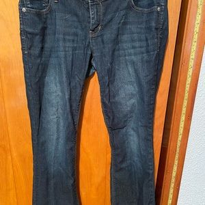 Express, Zelda, Barely Bootcut, Ultra-Lowrise jean